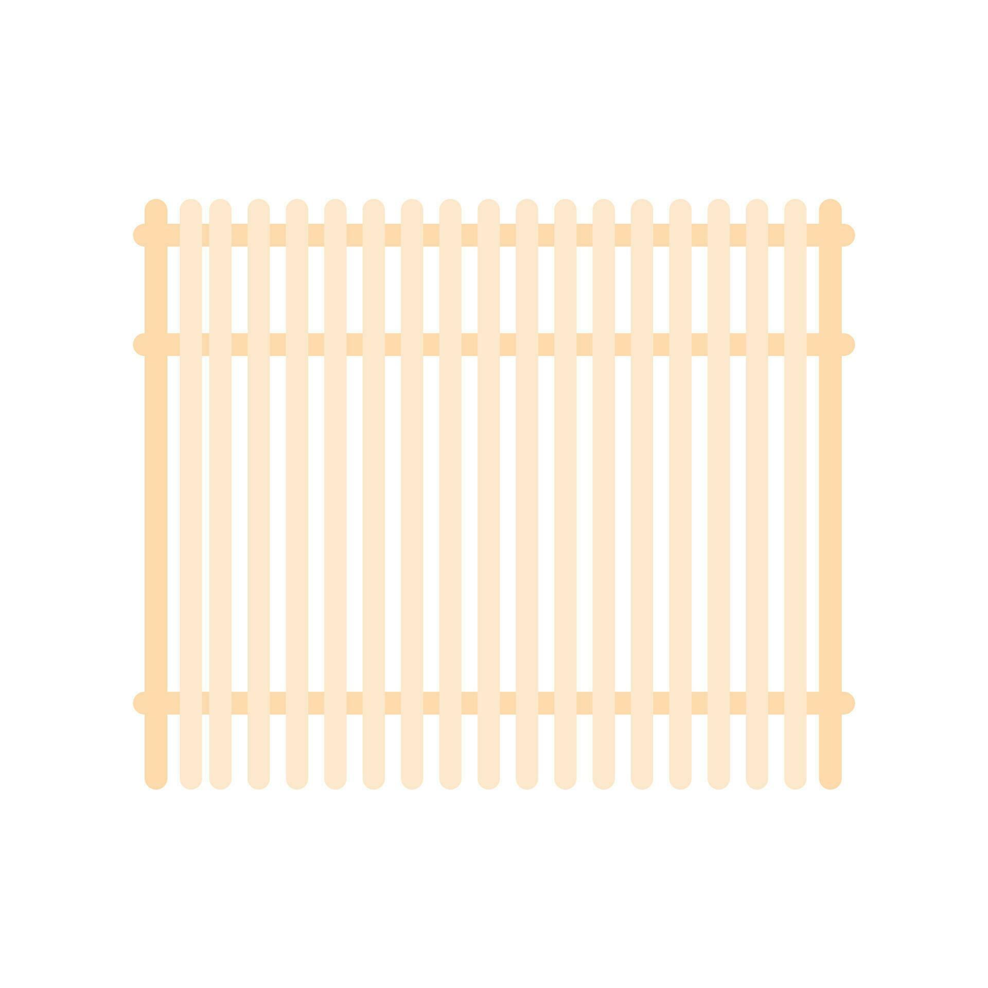 fence design elements 24631189 Vector Art at Vecteezy