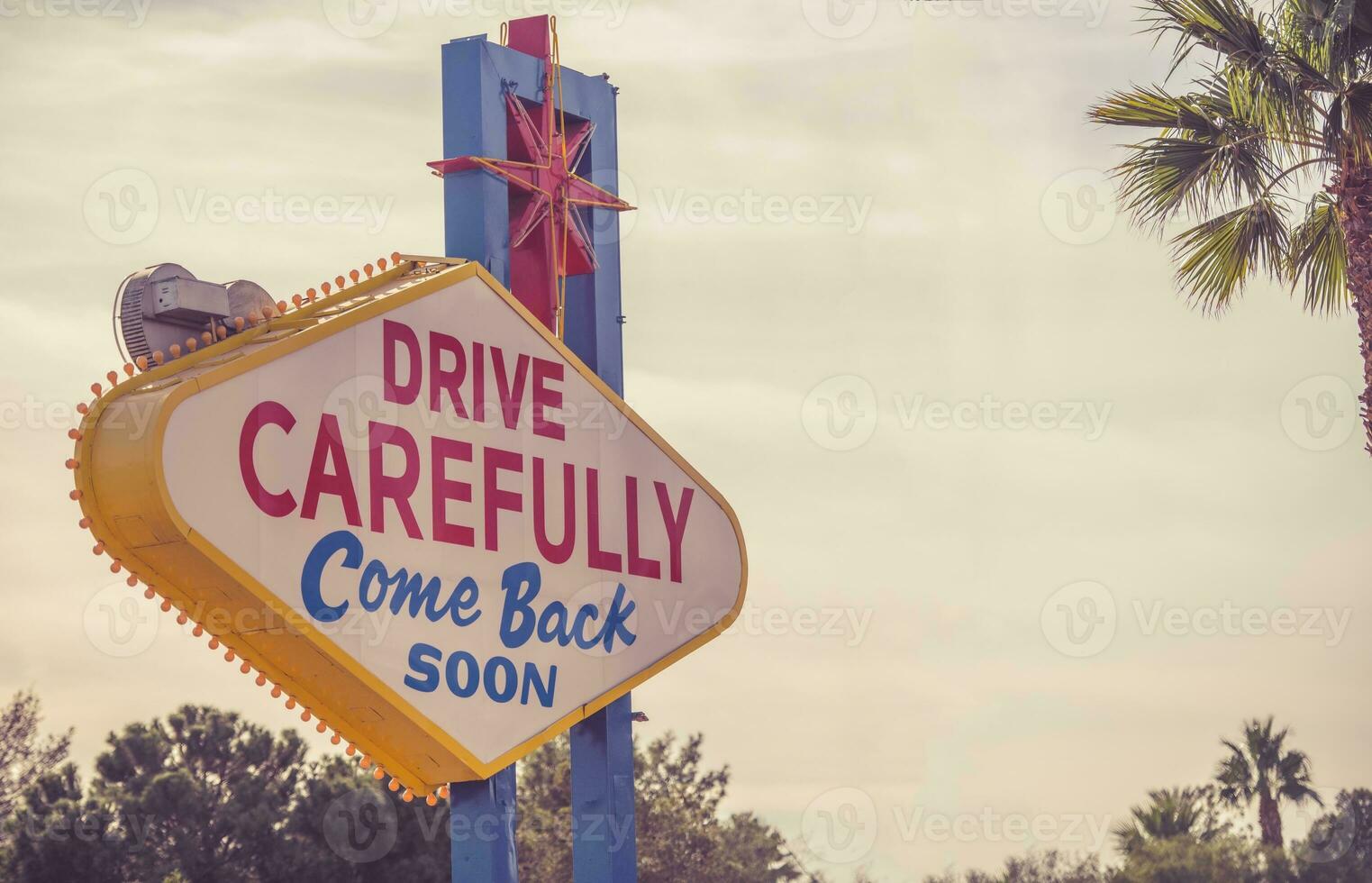 Drive Carefully Las Vegas Sign photo