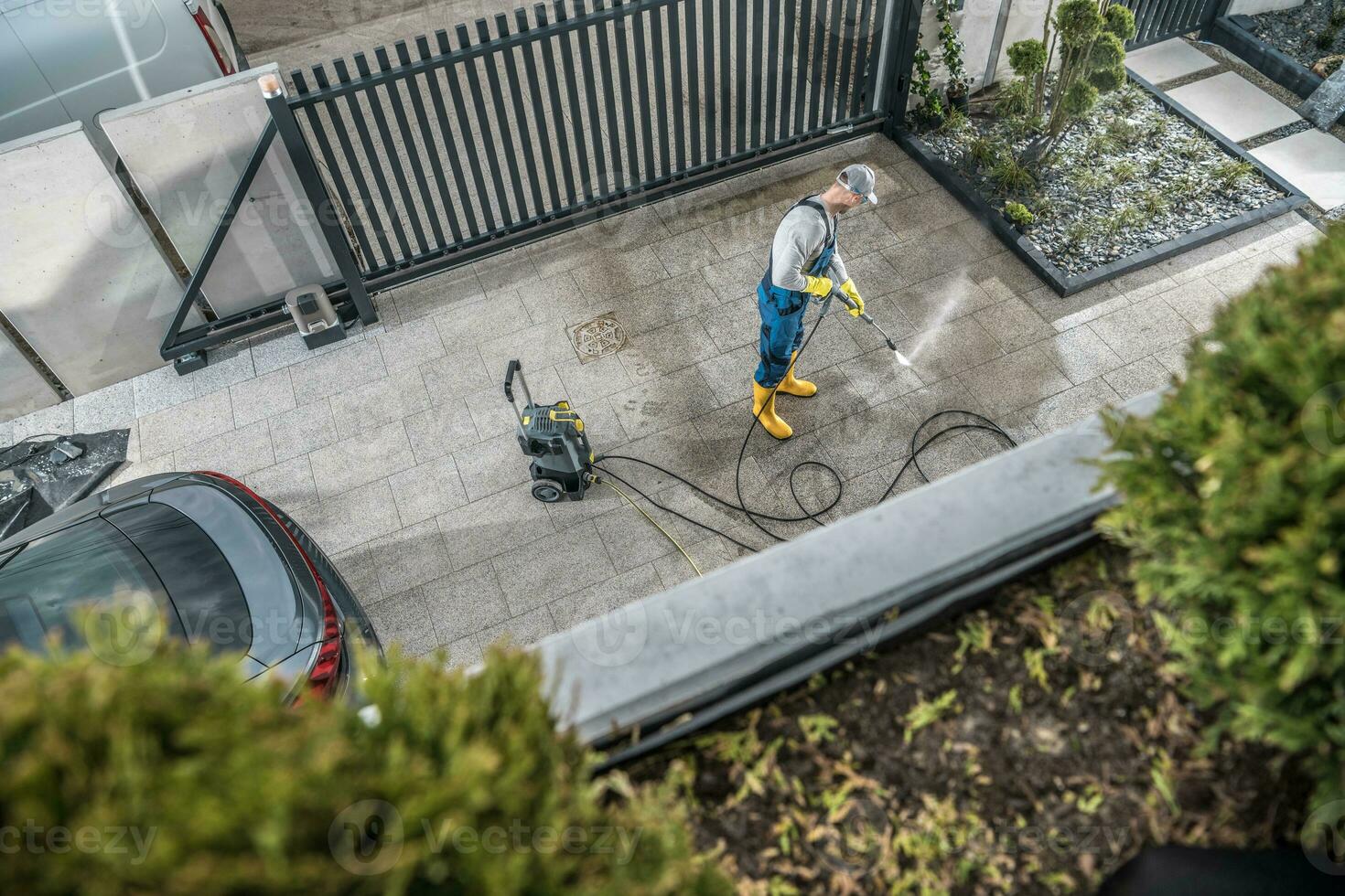 Concrete Driveway Pressure Washing photo