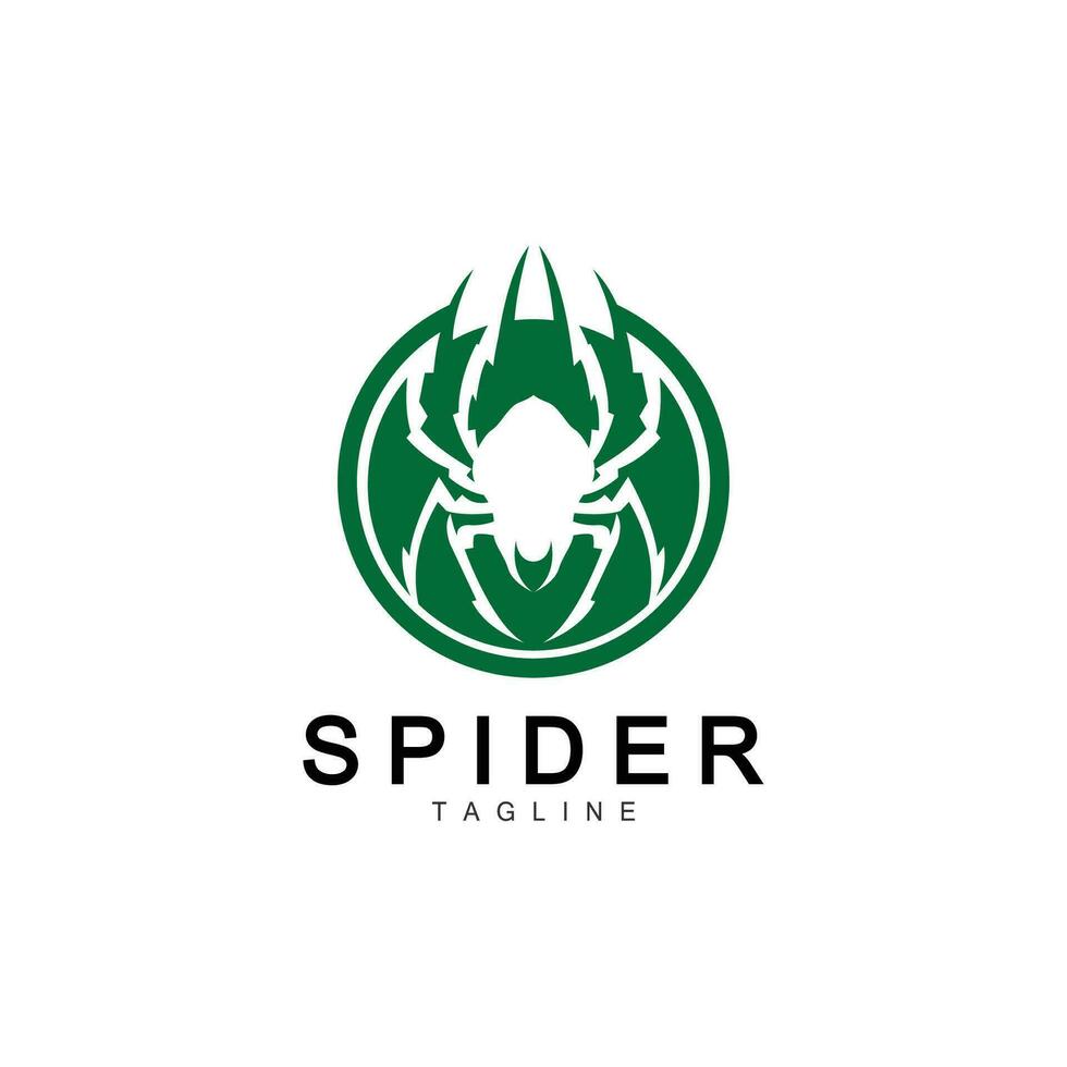 araña logo, insecto animal vector, minimalista diseño símbolo ilustración silueta vector