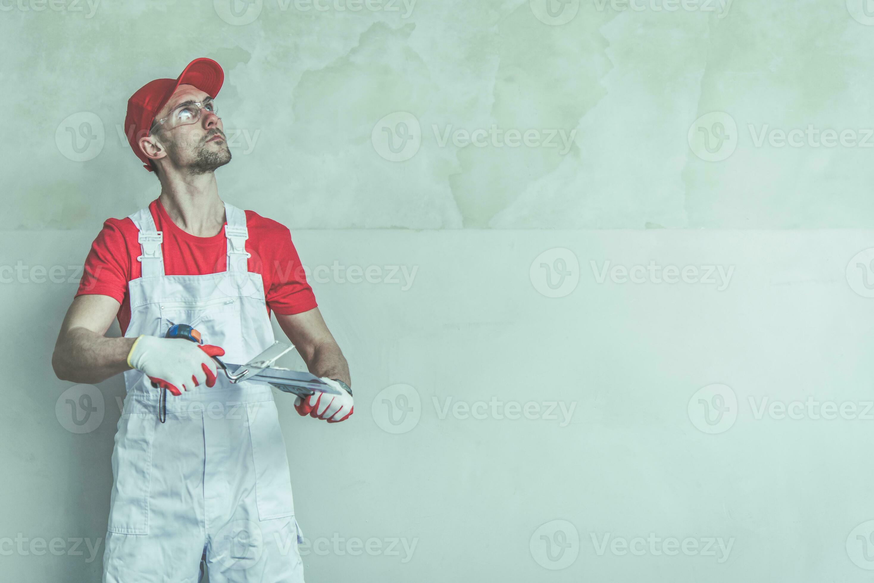 Drywall Patching Construction Contractor 24631968 Stock Photo at Vecteezy
