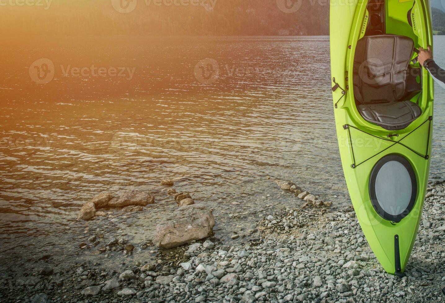 Summer Kayak Trip Concept photo