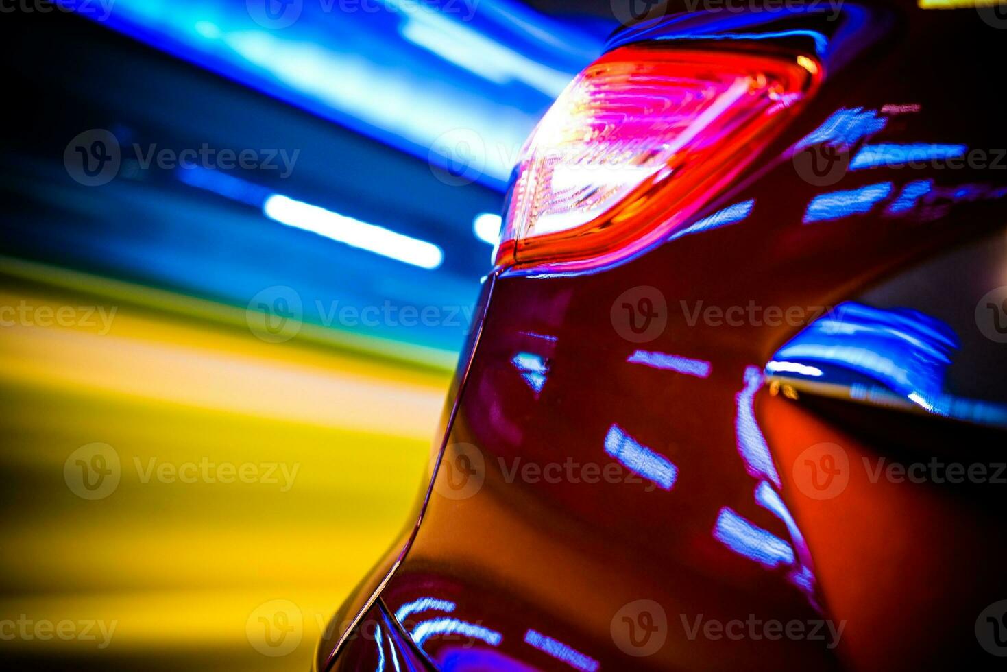 Car Rear Motion Blur photo