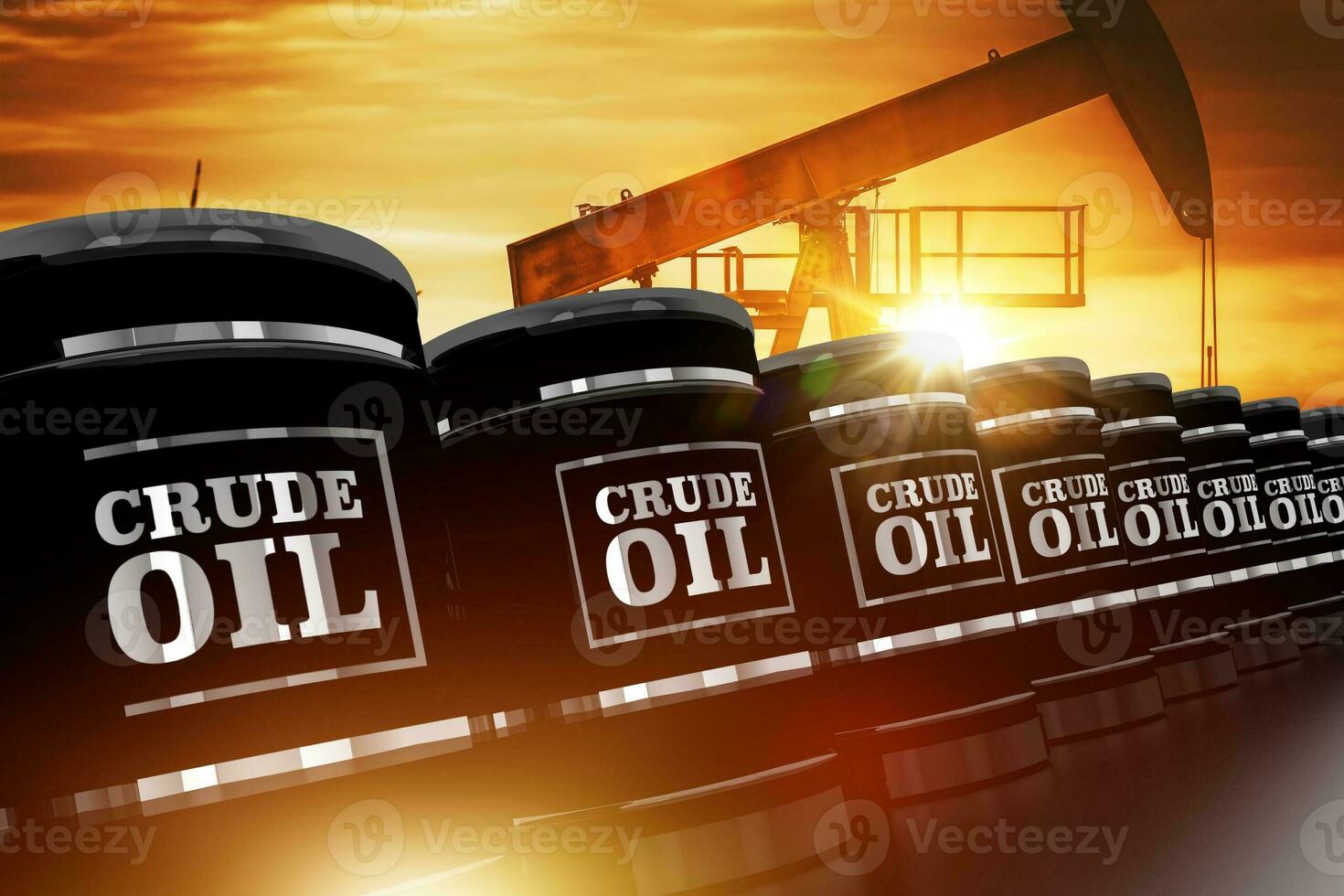 Crude Oil Trading Concept photo