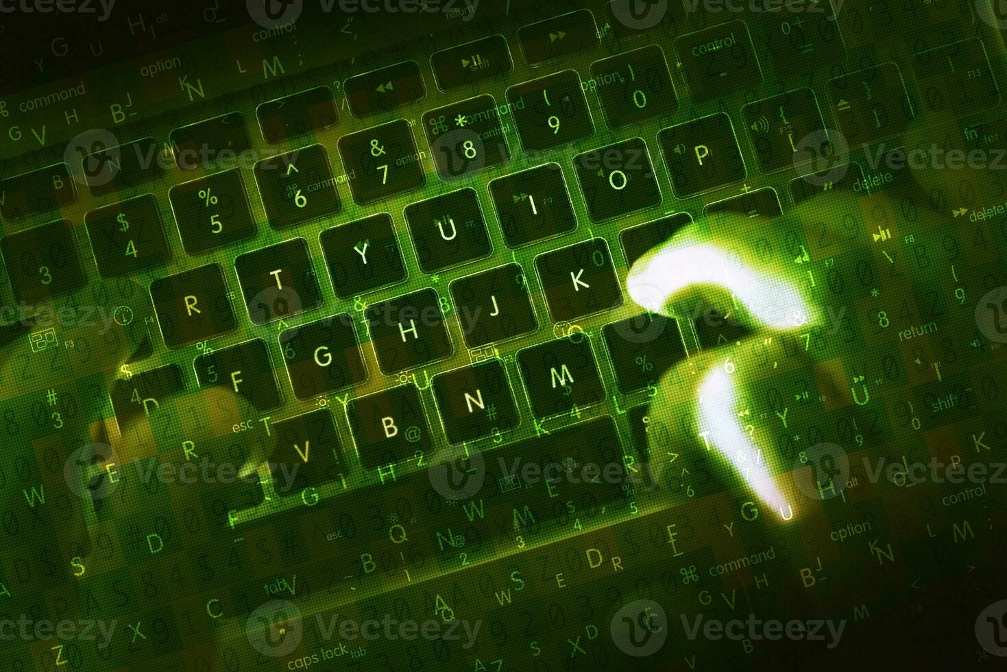 Hacking Hacker Green Concept photo