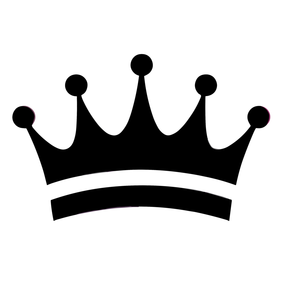 King and Queen Crown Silhouette png