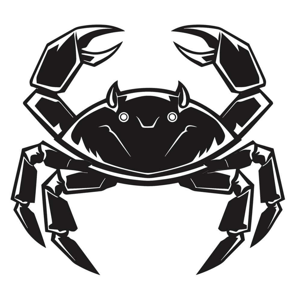 Sea Crab Silhouette - png