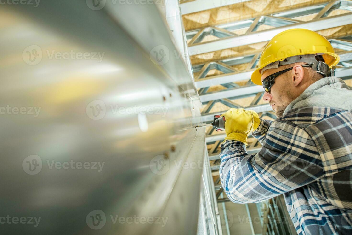 Steel Frame Contractor Worker photo