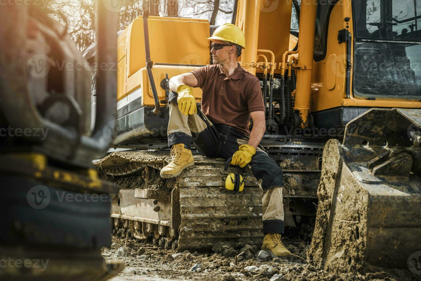 Professional Construction Crawler Equipment Operator photo