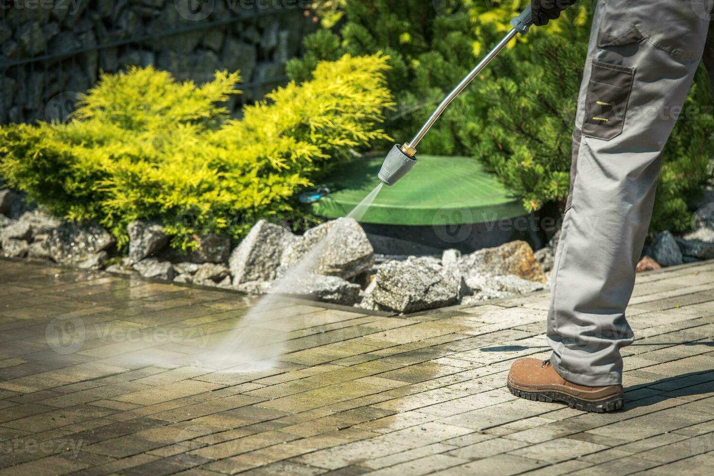 Brick Pressure Washing photo