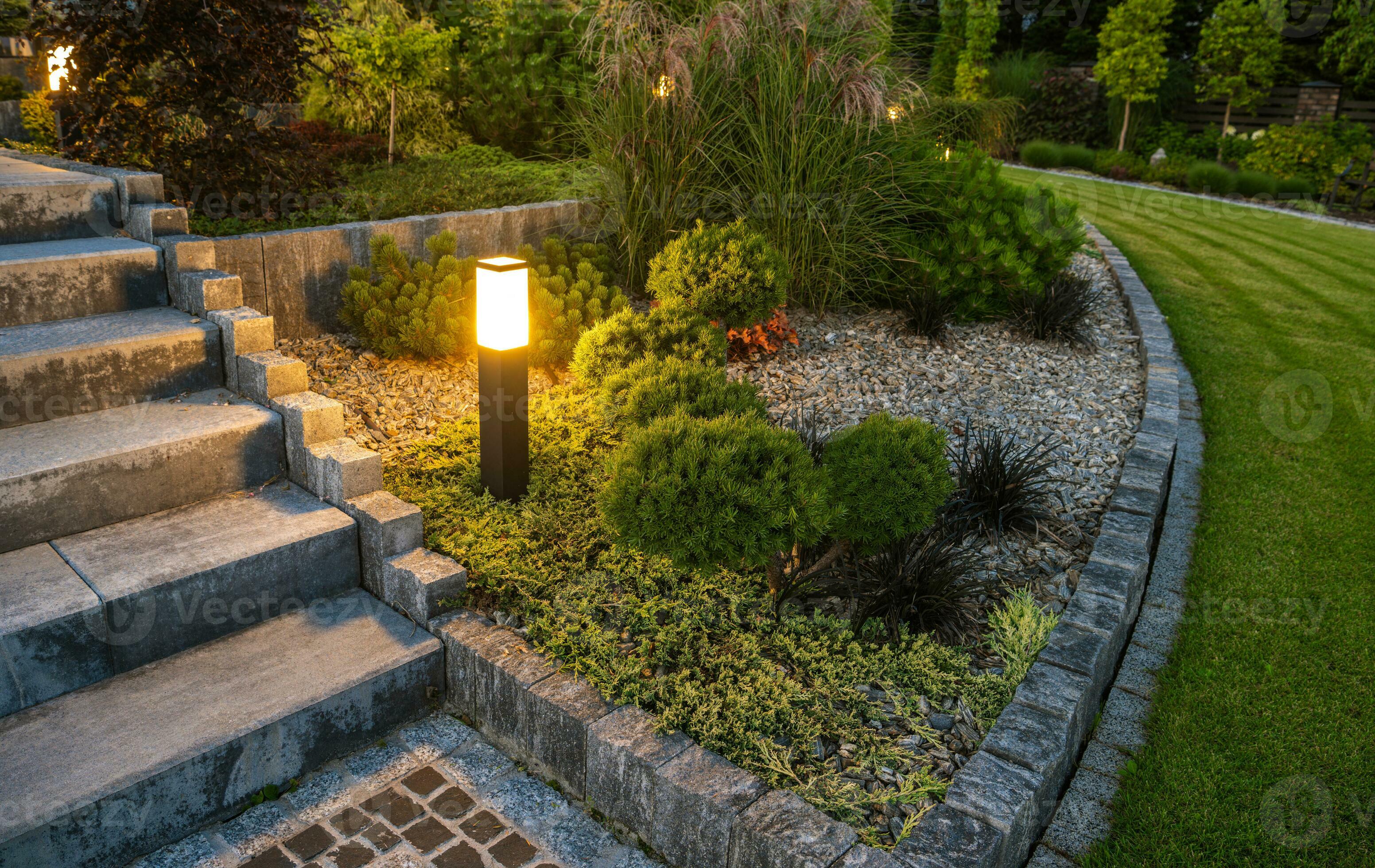 Garden rockery lights outlet