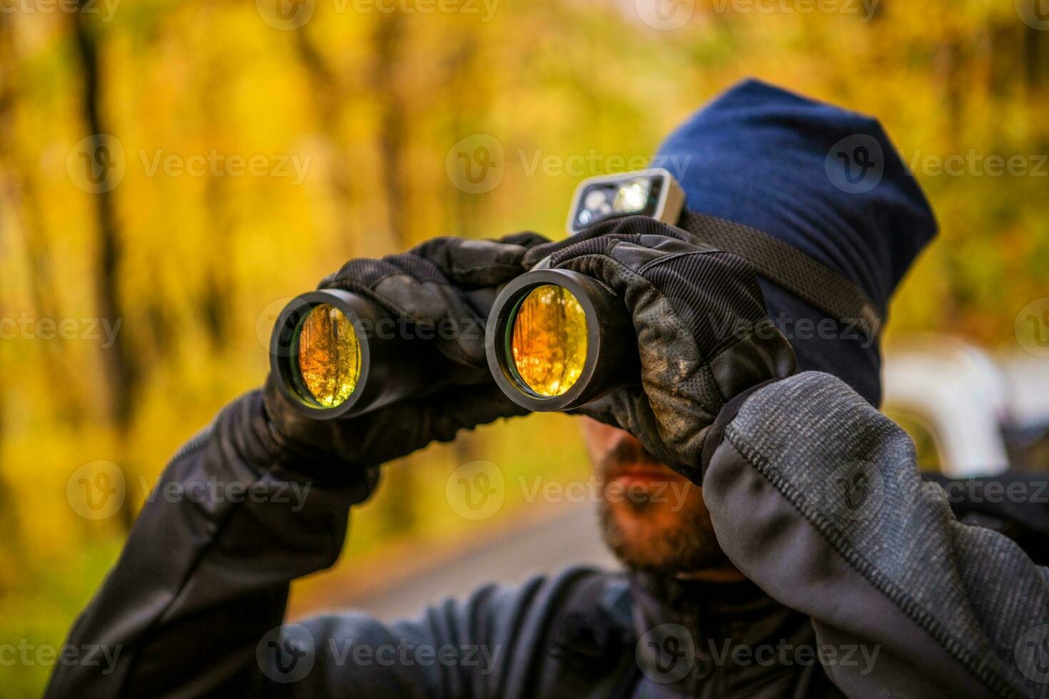 Men Spotting Wildlife photo