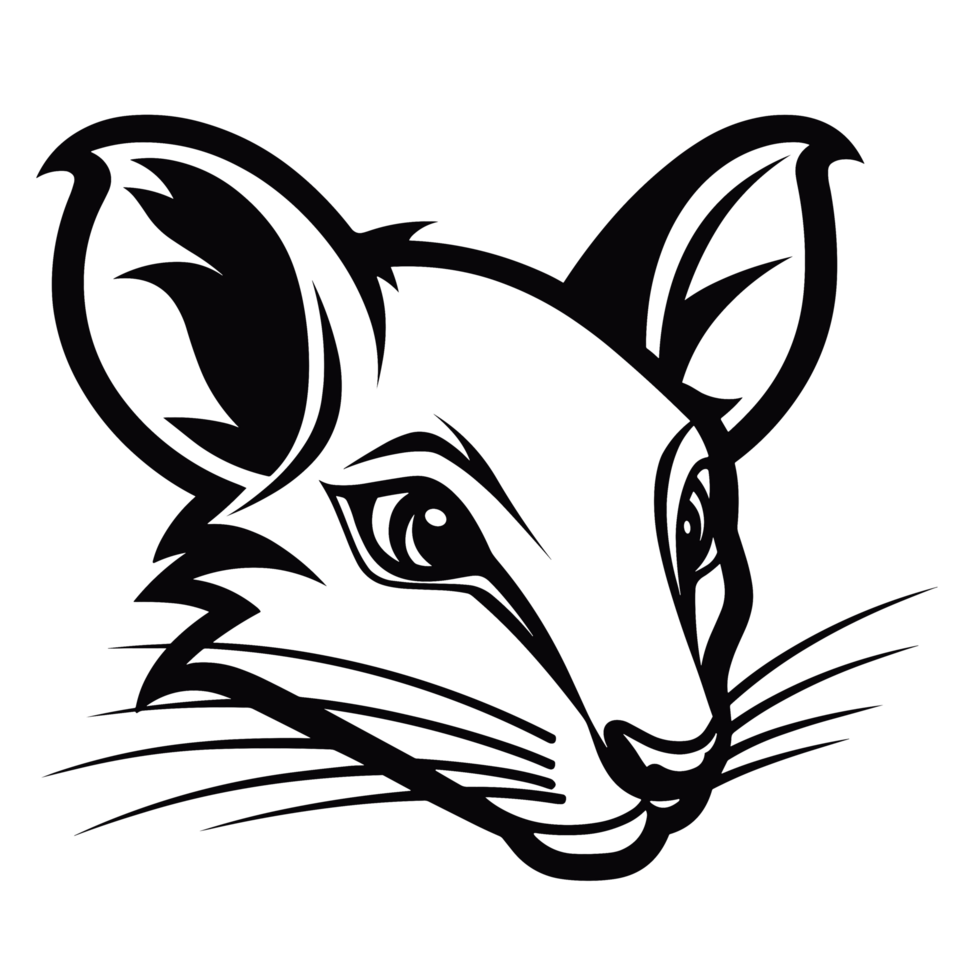 Rat Silhouette - png