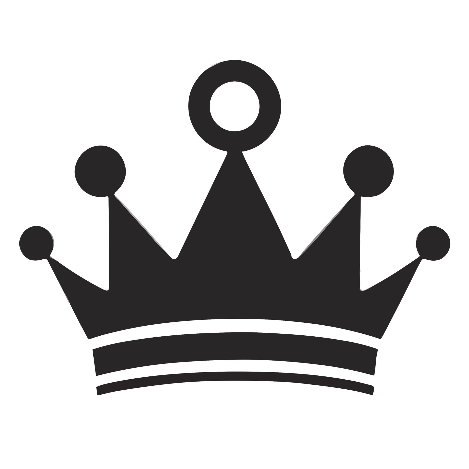 King and Queen Crown Silhouette 24633574 PNG