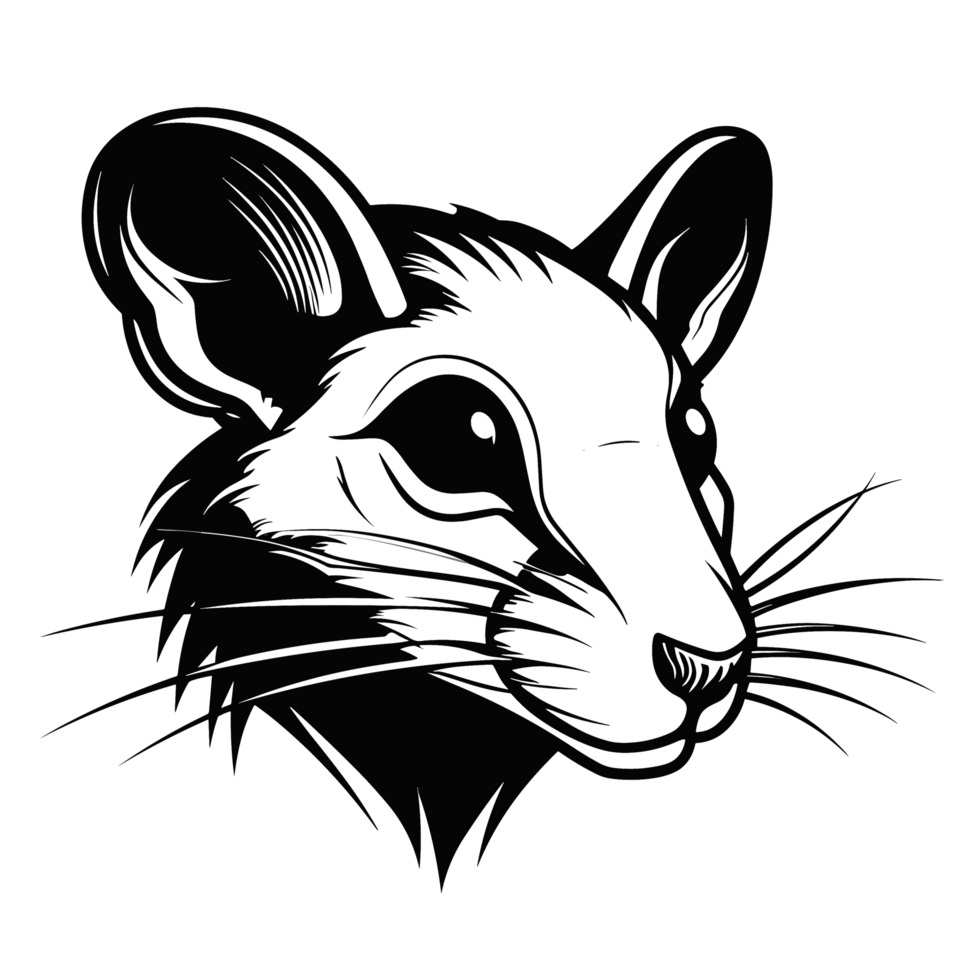 Rat Silhouette - png