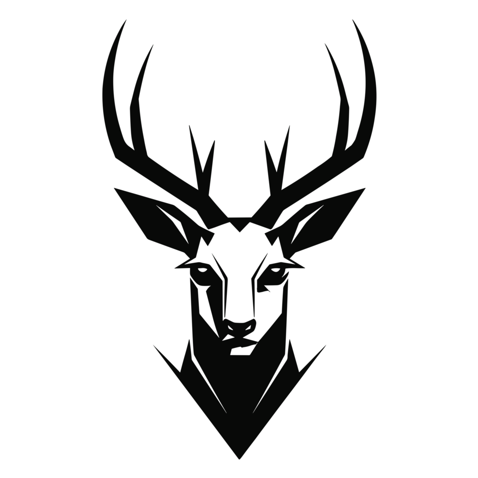 Beautiful Deer Silhouette - png