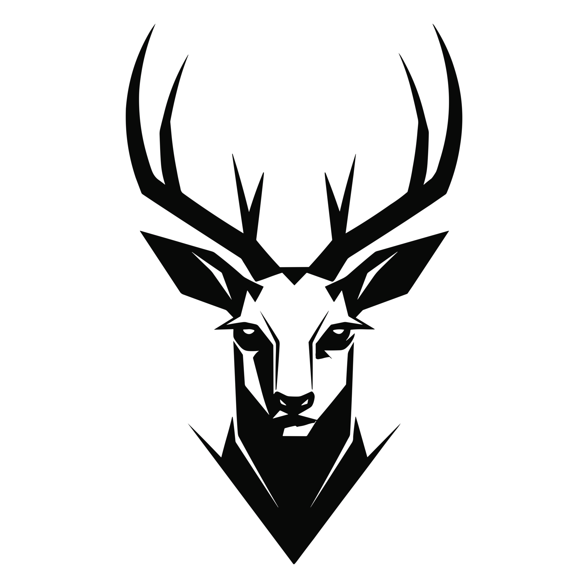 Beautiful Deer Silhouette 24633702 PNG Beautiful Deer Silhouette Generative Ai Free Png