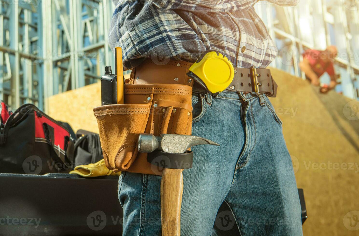 Construction Contractor Ready For His Job photo