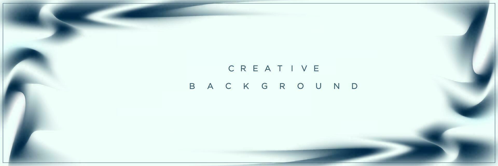 Abstract blue gradient creative banner. Blurred soft blend color gradation minimalist background vector
