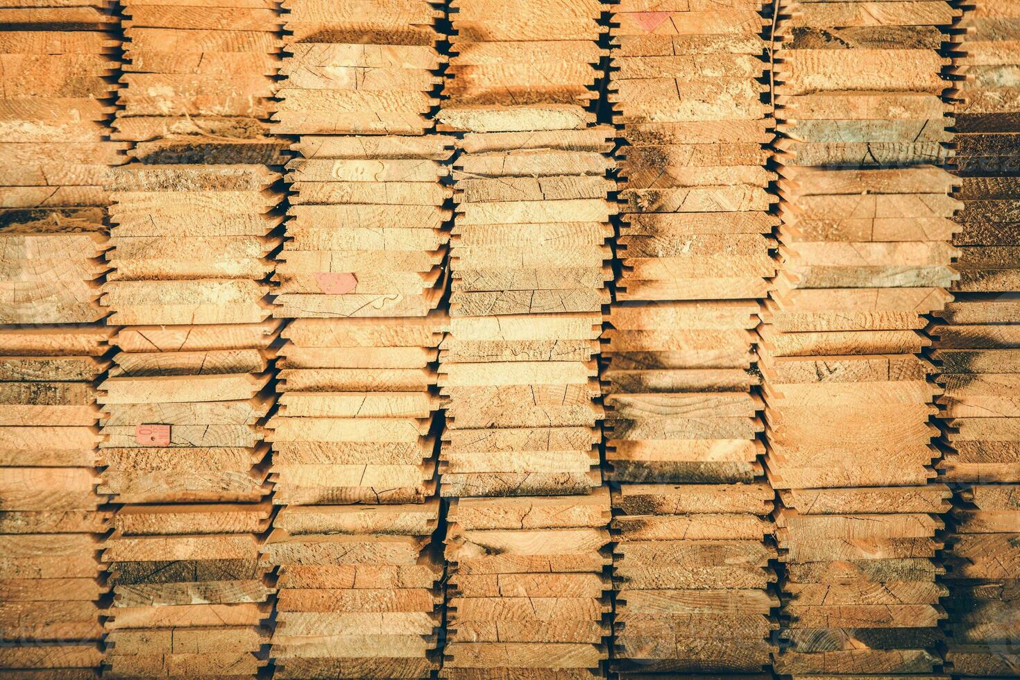 Pile of Wood Boards photo