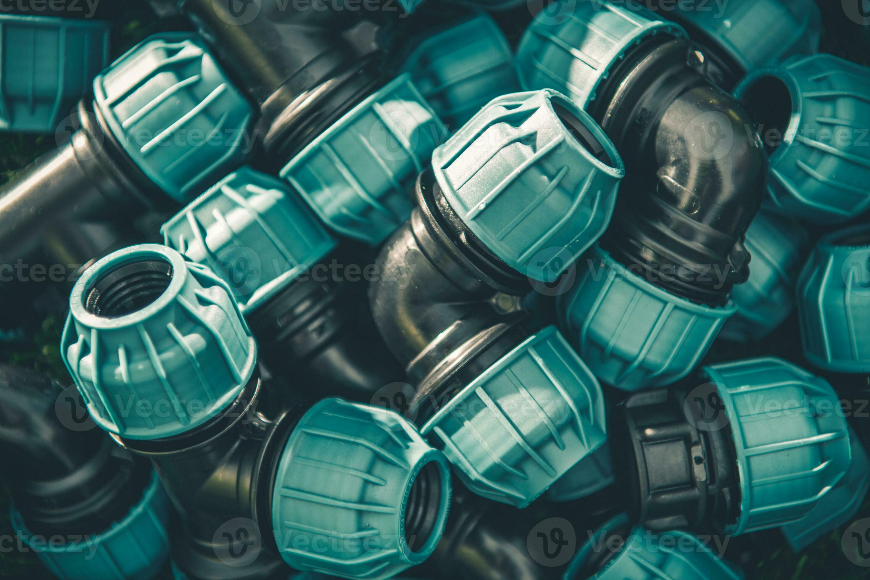 Garden Water Irrigation Pipe Connectors 24635040 Stock Photo at Vecteezy