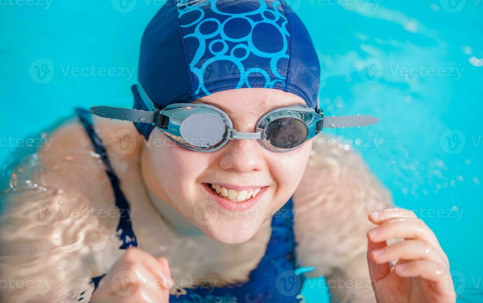 Girl in the Swimming Pool photo