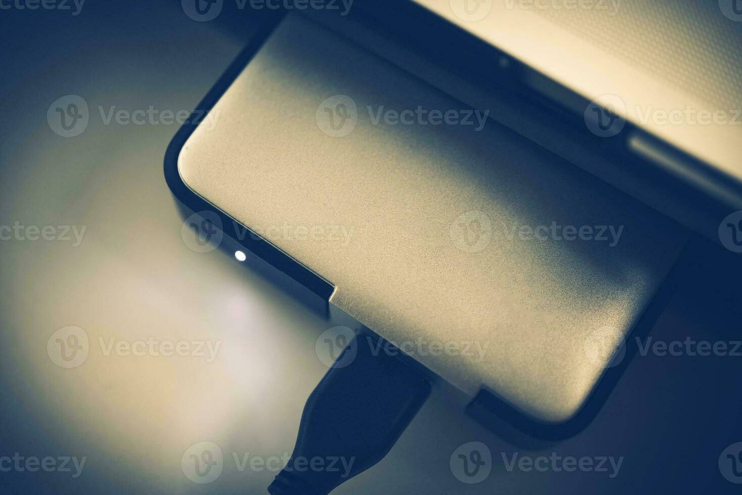 Portable Hard Drive Closeup photo