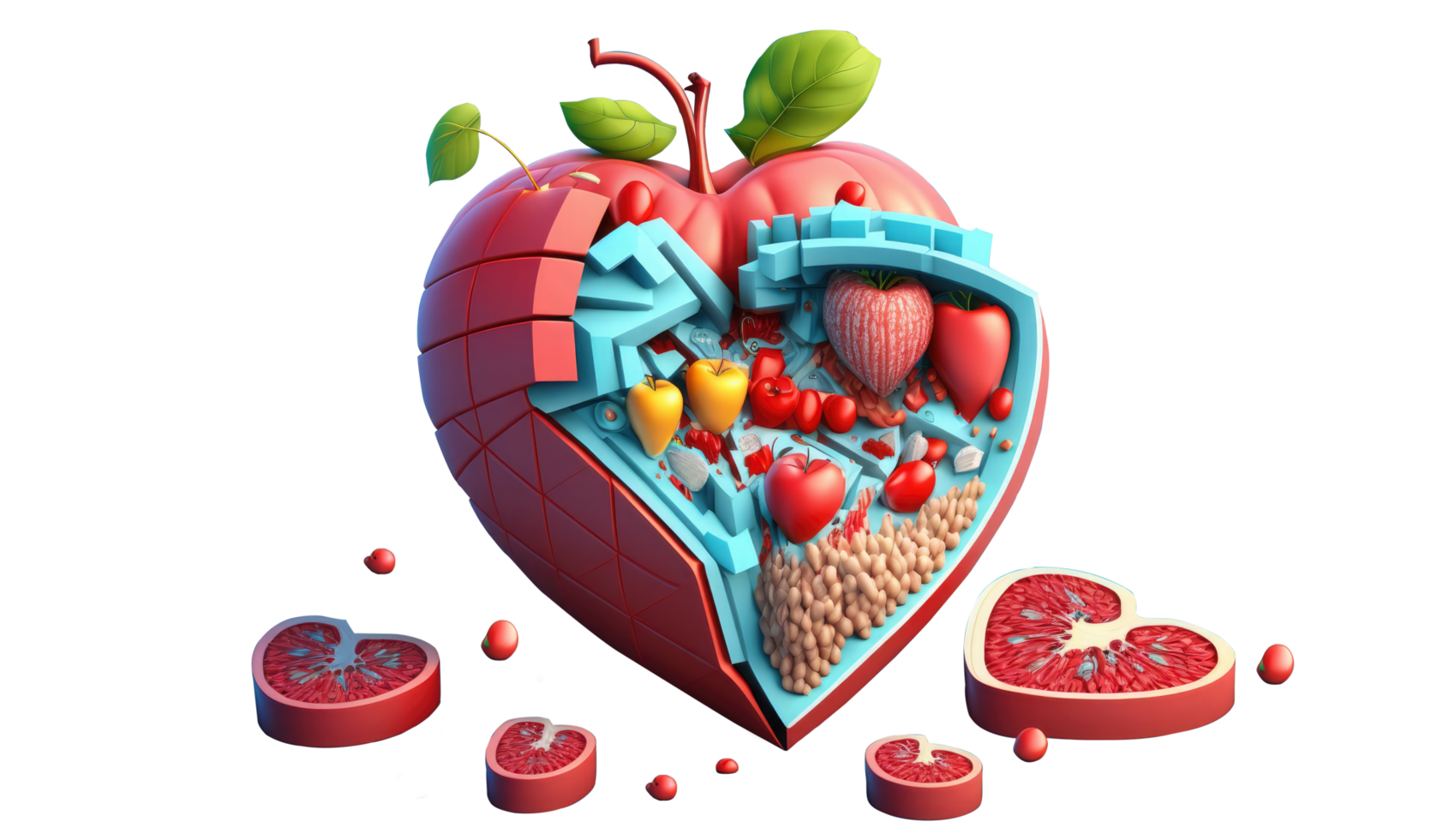 World Mental Health day illustration concept, World Health Day Images, Heartbeat, Stethoscope, world health day April 7, poster, banner, design, theme, 2023, Generate Ai png