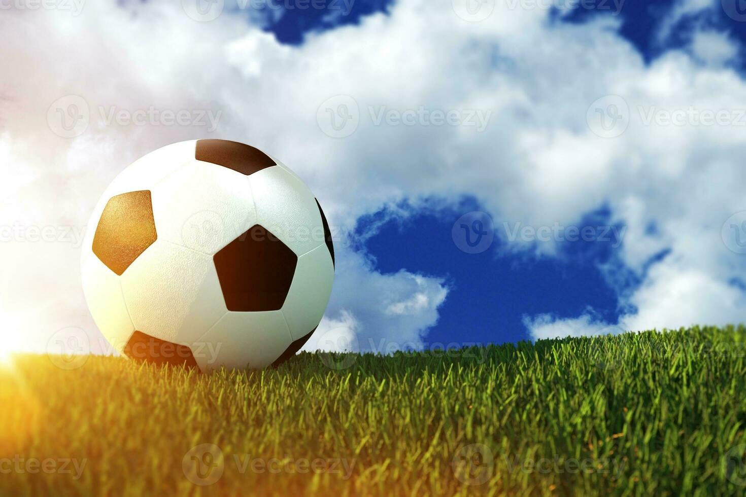 Football Soccer 3D Concept photo