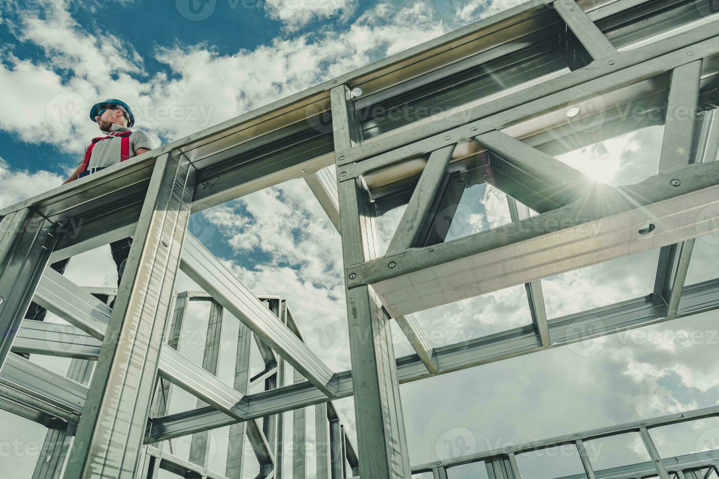 Contractor Working at Height photo