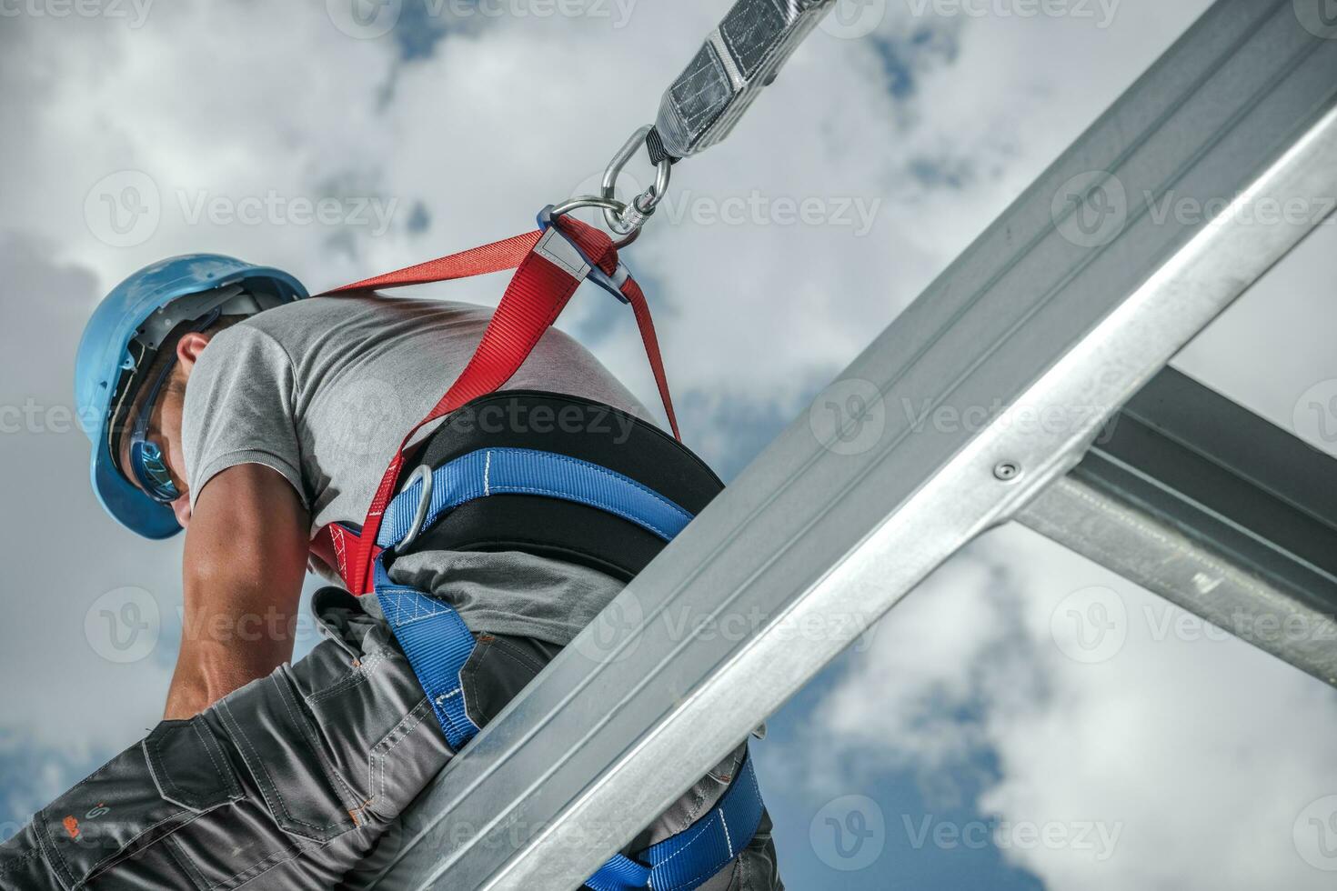 Safety Harness Absorbing Lanyard photo