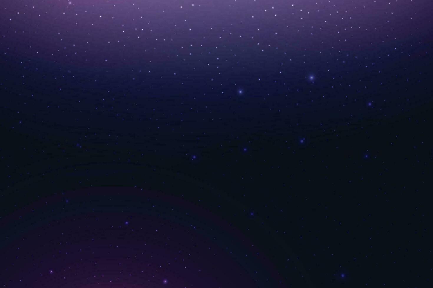Space sky with stars. Galaxy, universe with copy space for text background. Vector illustration
