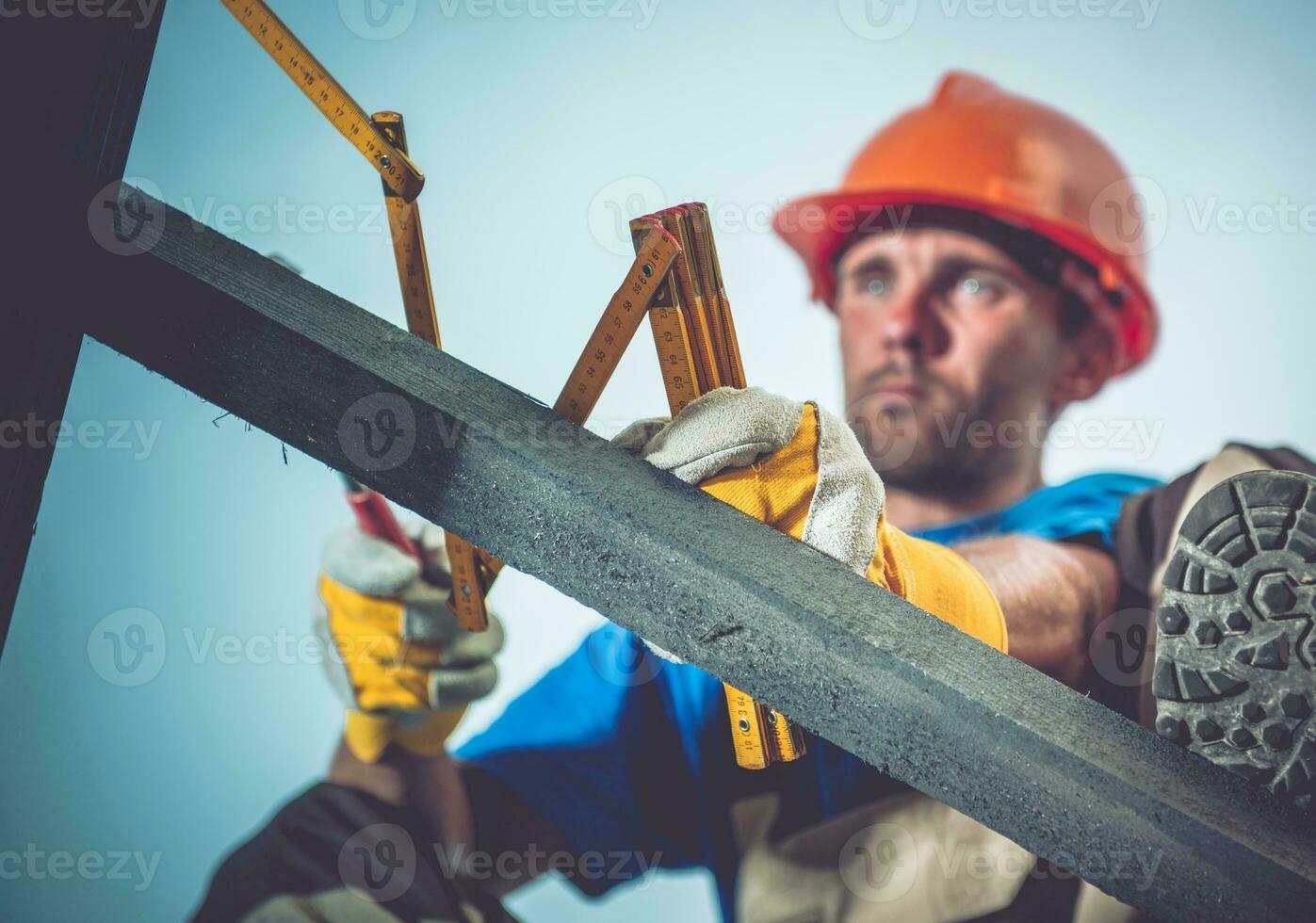 Male construction worker photo