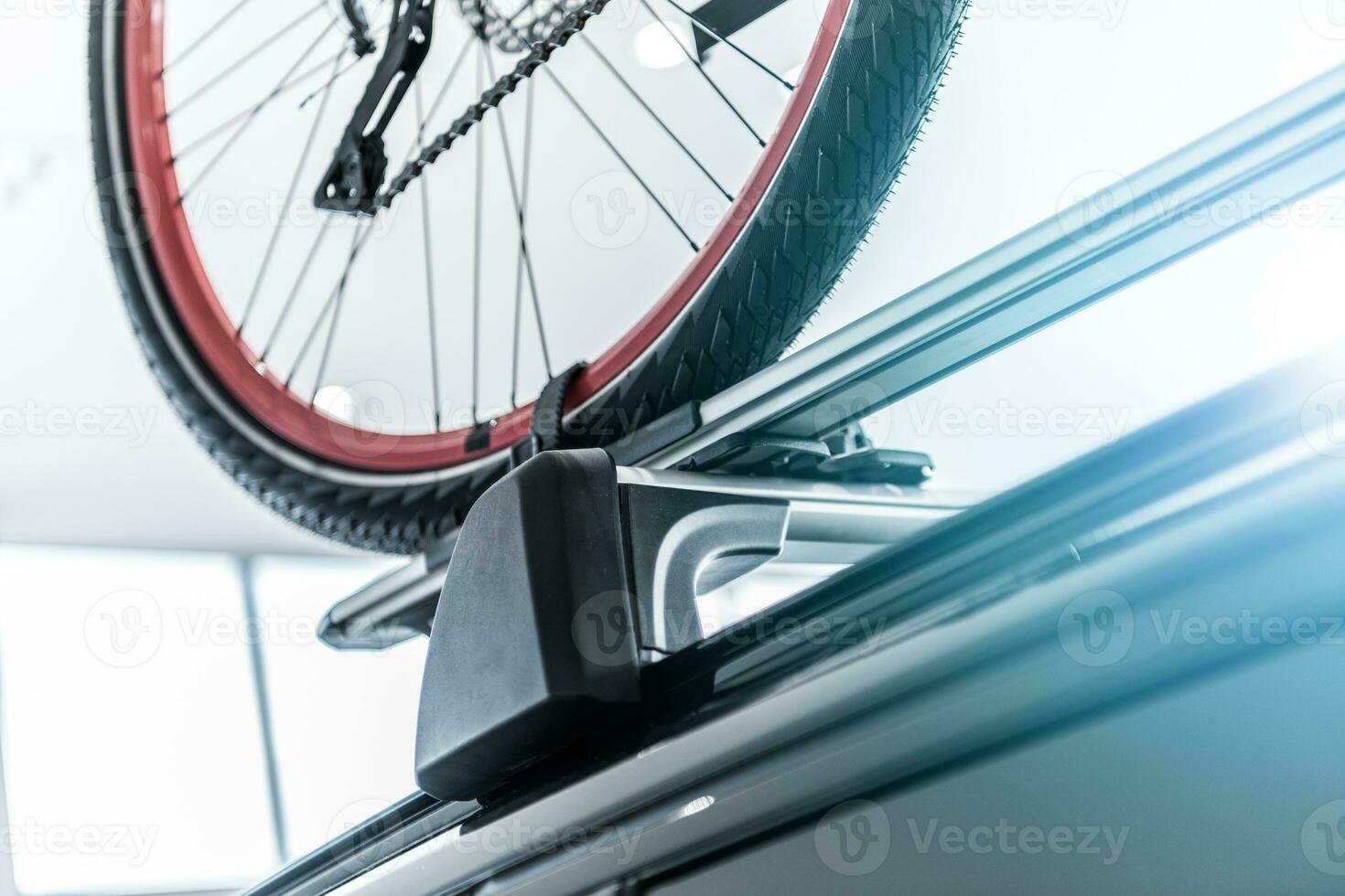 Modern Car Roof Bike Rack 24636906 Stock Photo at Vecteezy