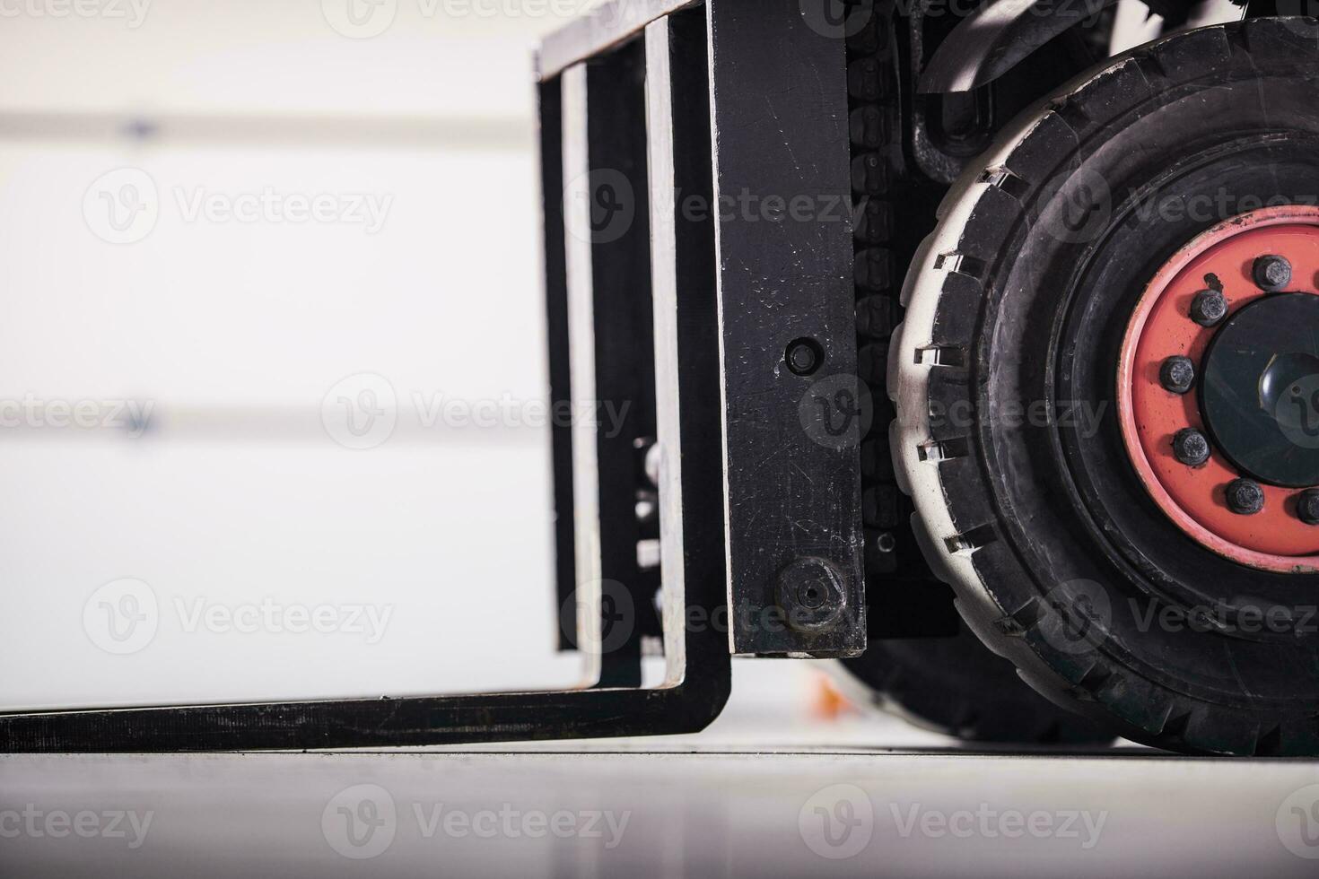 Forklift Truck Closeup photo