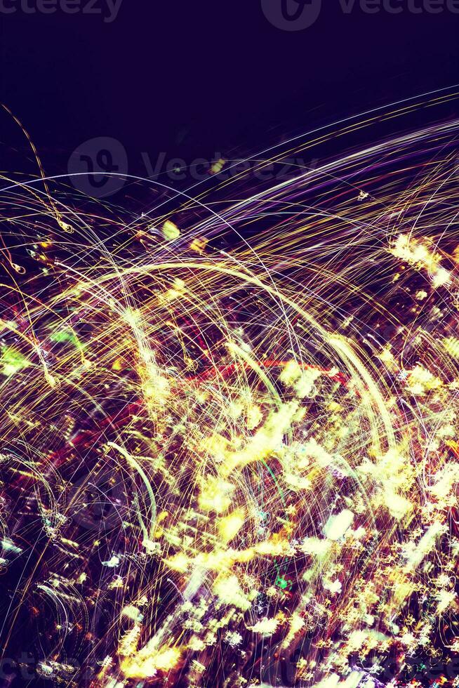 Sparky Particles Abstract photo