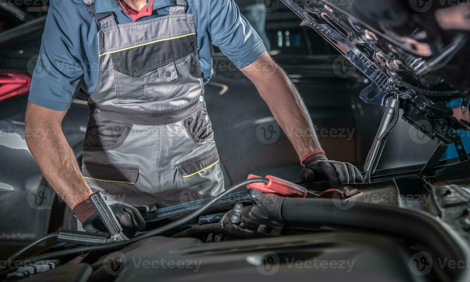 Car Battery and Alternator photo