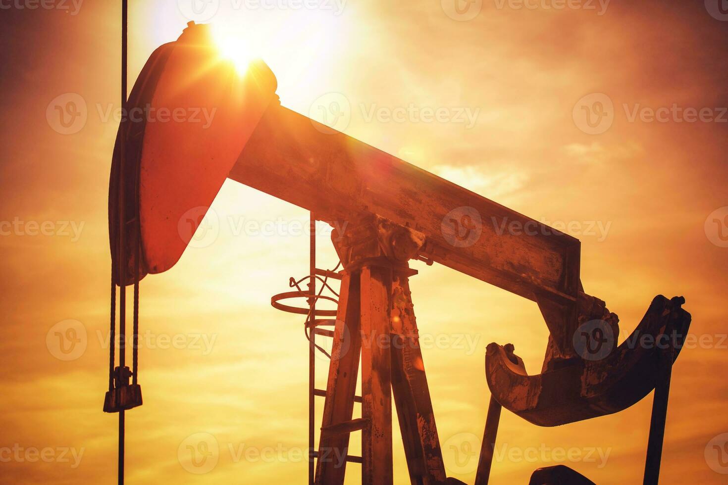 Oil Pumpjack Close-up photo