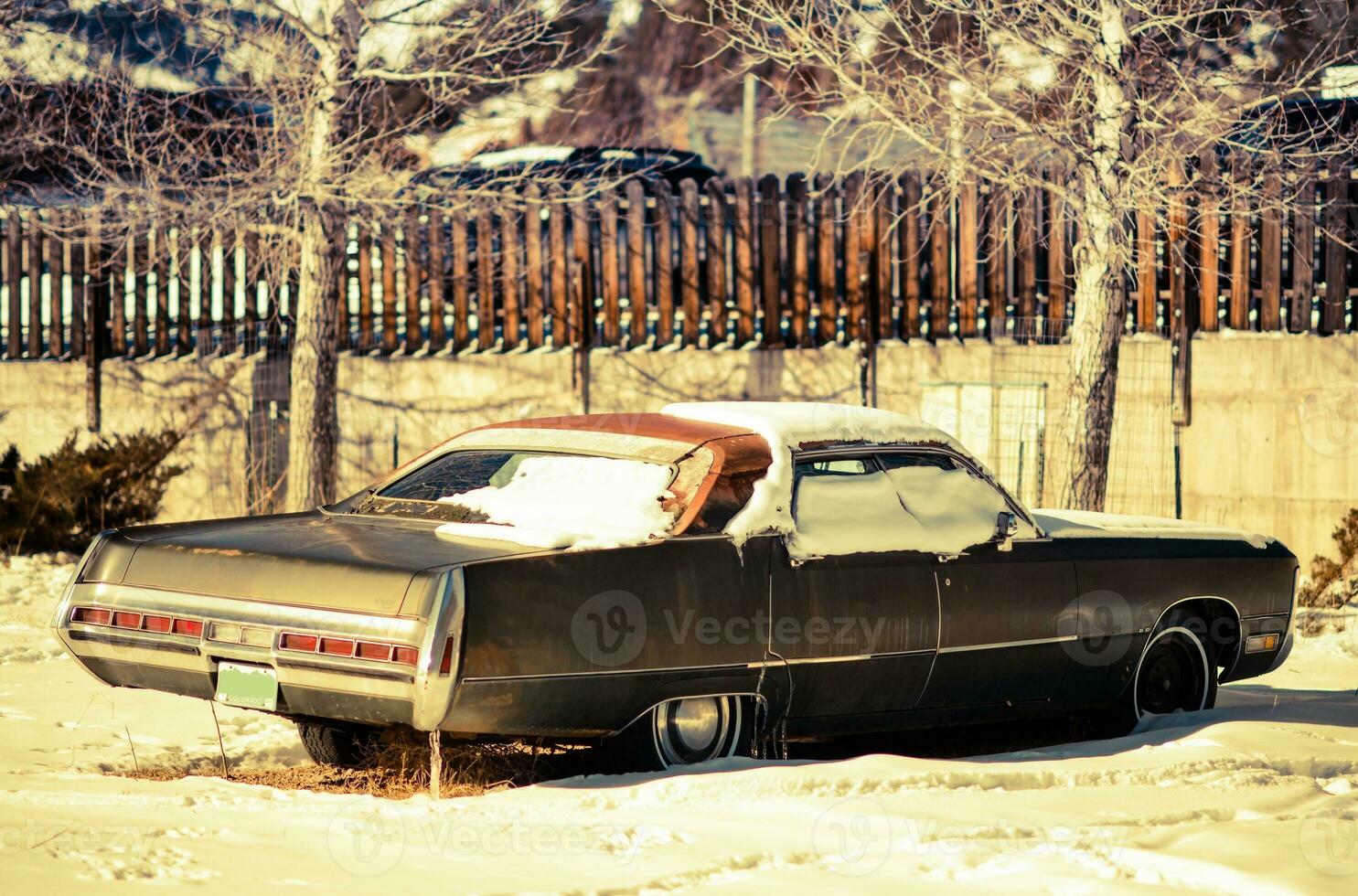 oxidado americano clásico coche foto