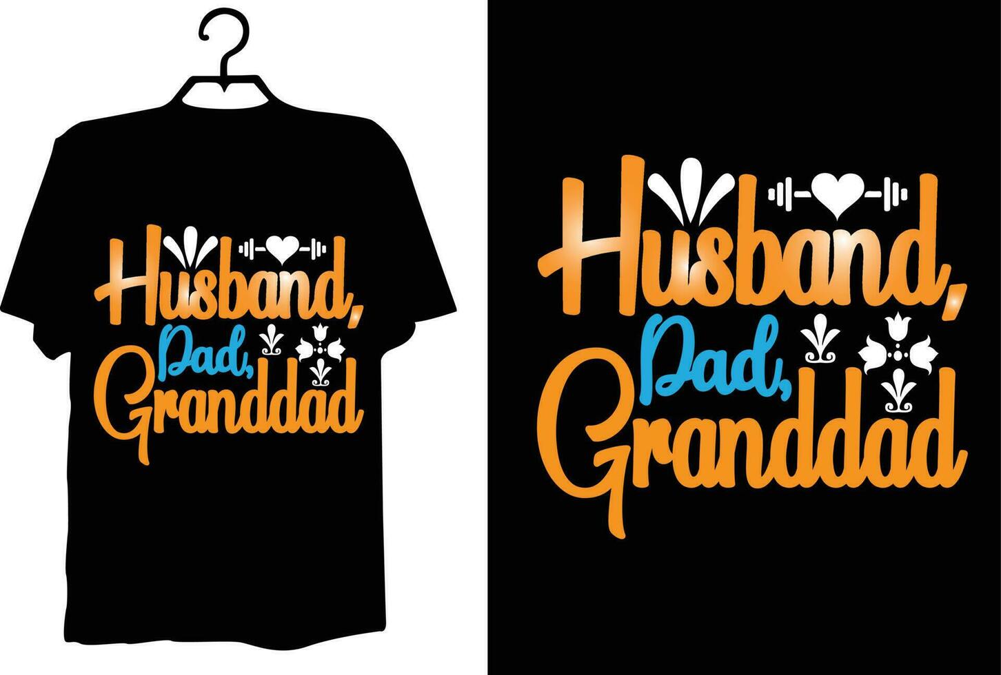 Father's day t shirt design vector