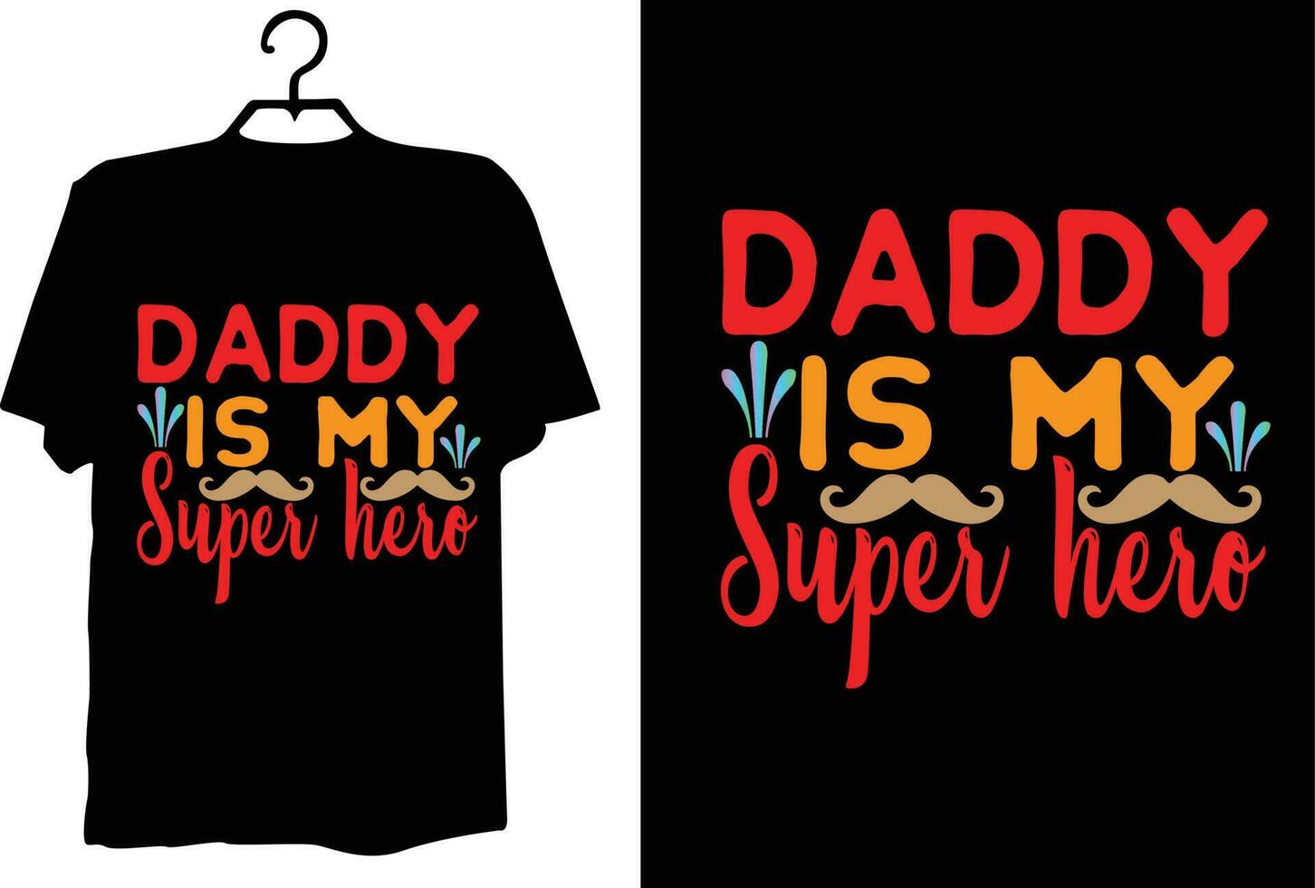 Father's day t shirt design vector