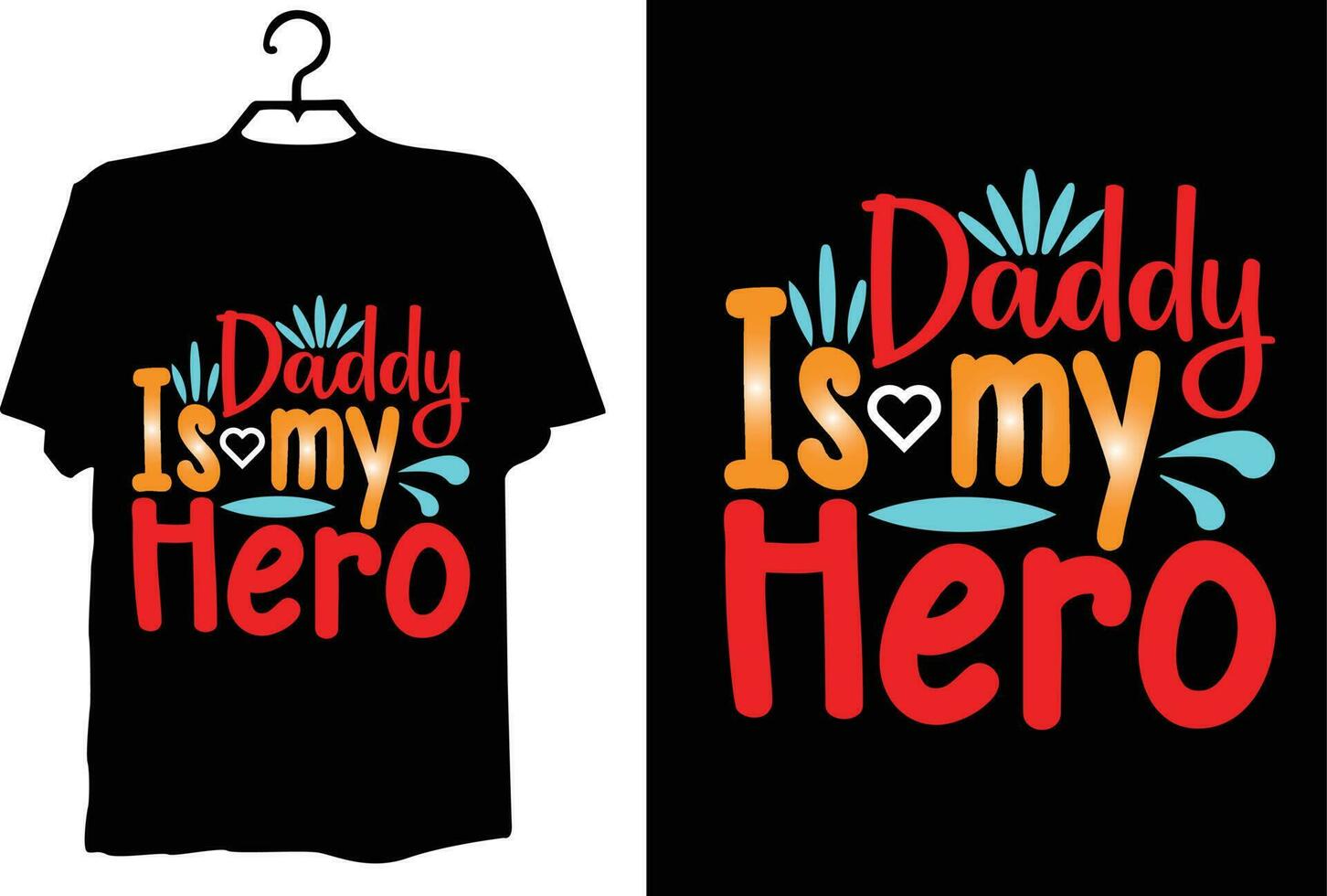 Father's day t shirt design vector