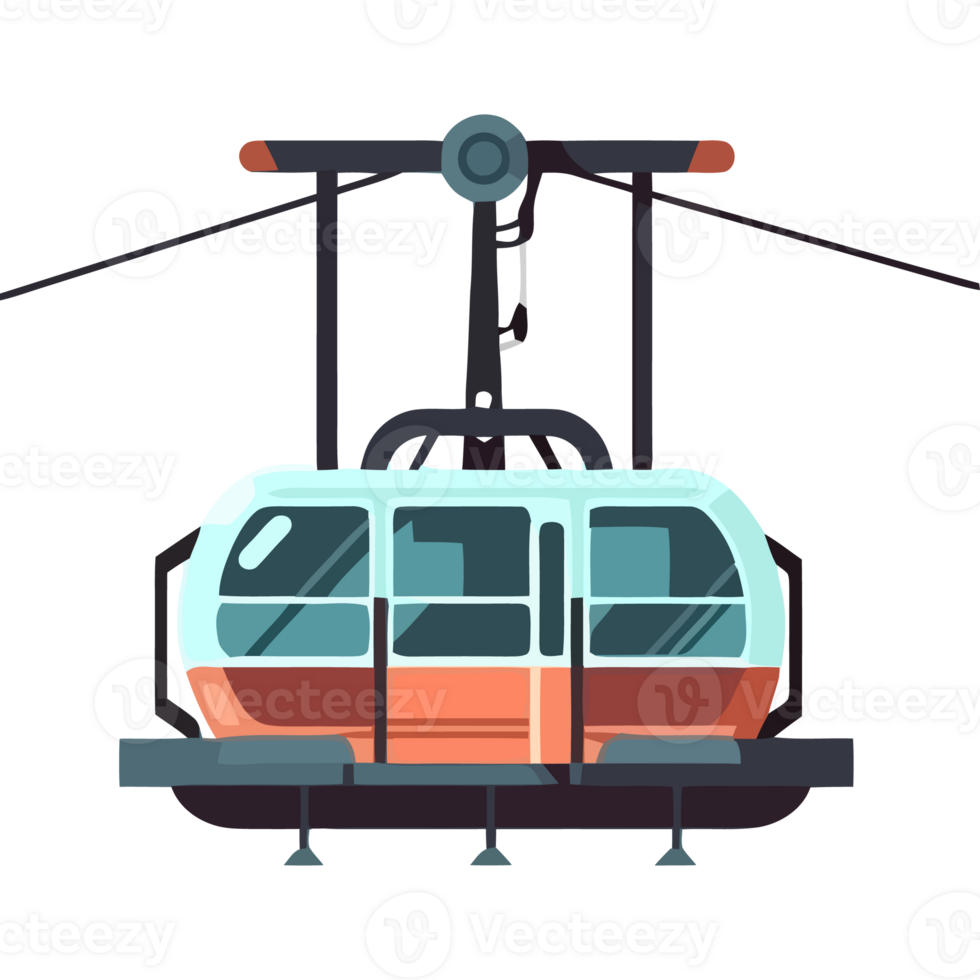 moderno icono diseño, transporte teleférico icono aislado png