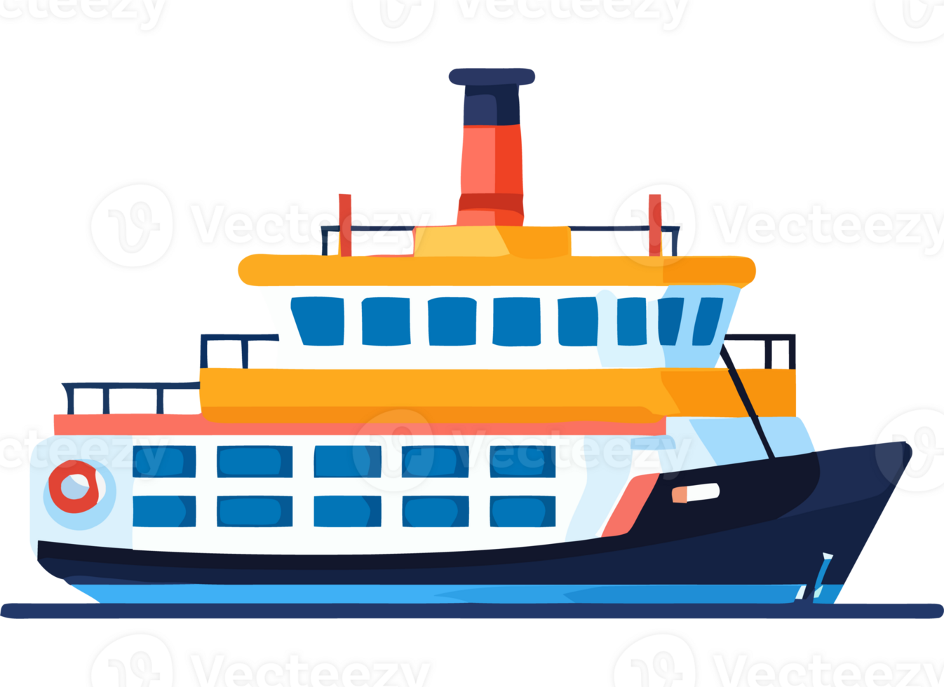 Sailing ship icon speeds through blue waves  icon isolated png