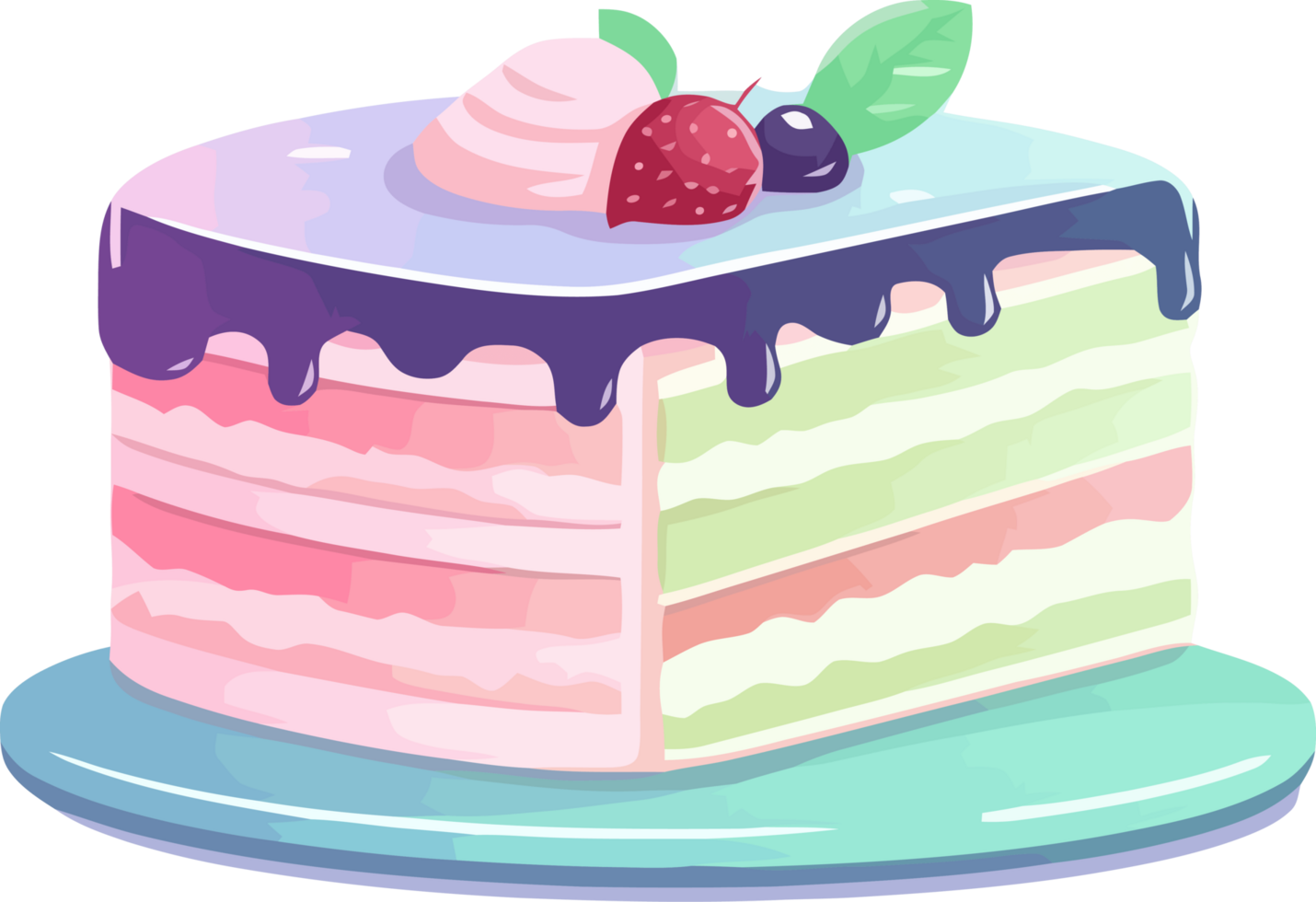 Fairy Cake, Pastel Hues Color png