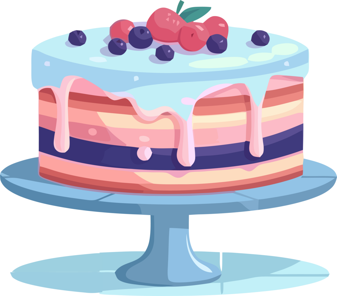 gâteau charmes, Fée gâteau icône dans pastel Couleur png