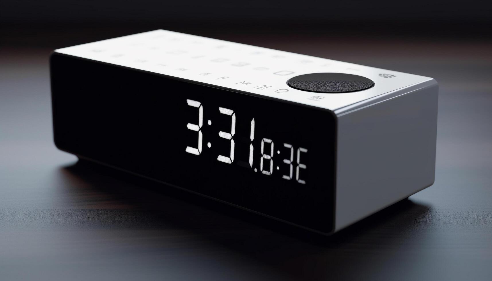Digital clock timer counts down minutes with wireless keypad control