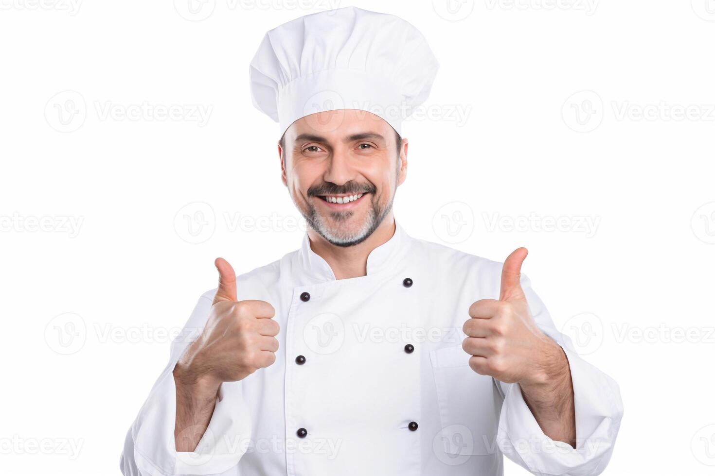 Portrait of cooks smiling confident photo