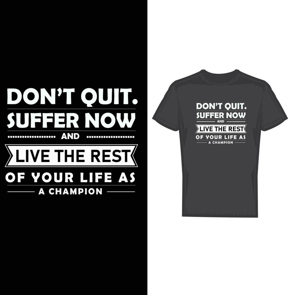 Typography t shirt vector