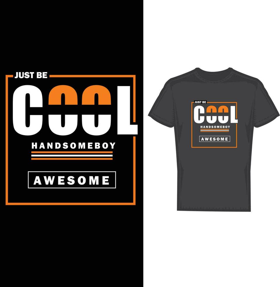Typography t shirt vector